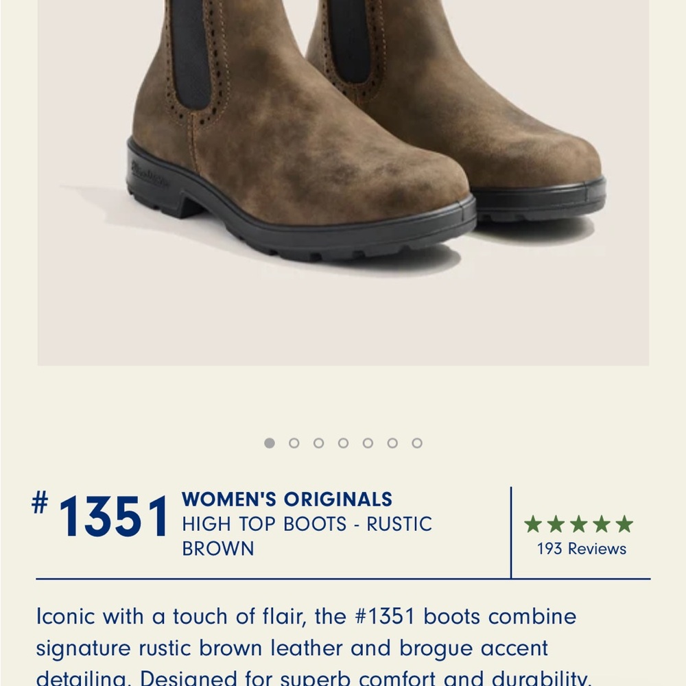 Blundstone Chelsea Boots.Almost new condition! Worn 3 times.Too small for me:(